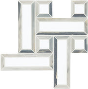 Daltile Gamma 2.25" Basketweave Mosaic 12" x 12" Azure Blend