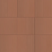 Marazzi Rhyme And Reason 6" x 6" Ripple Mix Warm Terracotta
