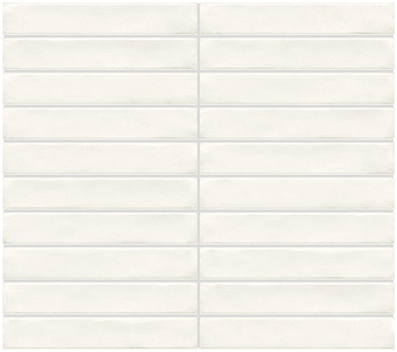 Daltile Artcrafted 1" x 6" Straight Joint Mosaic 12" x 10" Coconut