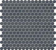 Marazzi Inyo 13" x 11" Penny Rounds Microban Mosaic Indigo