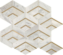 Alluring White/Brass