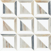 Daltile Gamma 12" x 12" Window Mosaic Azure Blend