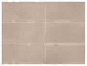 Marazzi Moroccan Concrete 12" x 24" Stepwise Matte Taupe