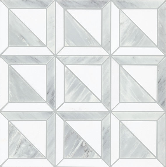 Daltile Gamma 12" x 12" Window Mosaic Mystic Blend