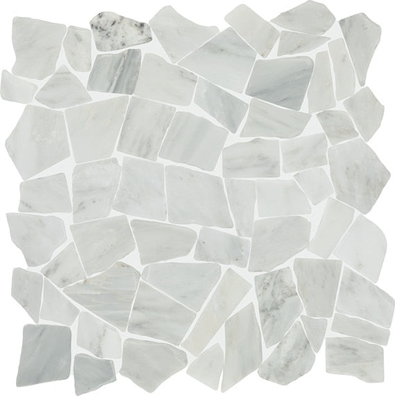 Daltile Gamma 13" x 13" Pebble Mosaic Irregular Shape Mystic