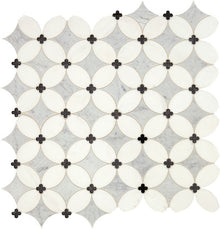 Carrara/Thassos/Blk Ant Mirror