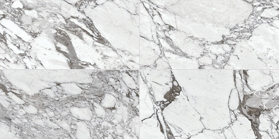 Daltile Marble Attache Lavish 12" x 24" Satin Pearl Arabesque