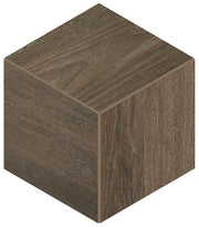 Daltile Emerson Wood 12" x 12" 3D Cube Microban Mosaic 12" x 12" Hickory Pecan