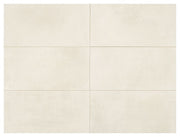 Marazzi Moroccan Concrete 12" x 24" Stepwise Matte Off White