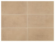 Marazzi Moroccan Concrete 12" x 24" Stepwise Matte Ochre