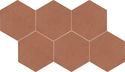 Marazzi Inyo 8" Hexagon Microban Ember