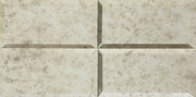 Daltile Lavaliere 3" x 6" Mosaic 12" x 12" Polished Antique Mirror