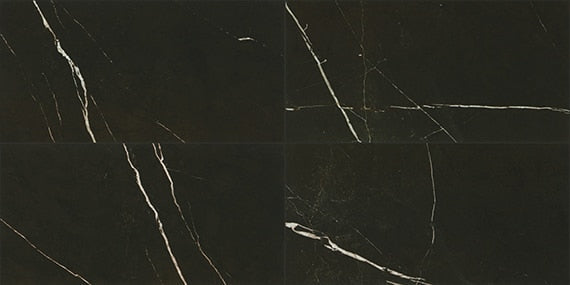 Daltile Marble Attache 12" x 24" Satin Nero