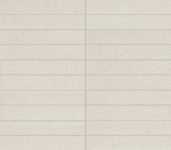 Marazzi Inyo 12" x 10" Straight Joint Microban 1" x 6" Mosaic Crema