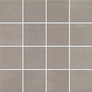 Marazzi Illusionist 12" x 12" Straight Joint 3" x 3" Mosaic Smoke