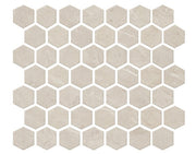 Daltile Prime 1.5" x 1.5" Hexagon Mosaic 12" x 14" Dynamic Beige