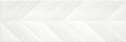 Emser Vertigo 10"x30" Chevron White