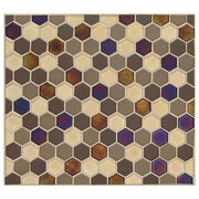 Daltile Coastal Keystones 1" Hexagon Mosaic 12" x 12" Treasure Island