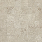 Daltile Haddonstone 2" x 2" Straight Joint Stepwise Mosaic 12" x 12" Matte Dawn