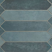 MS International Renzo 12" x 12" Pickett 2.5" x 13" Glossy Denim