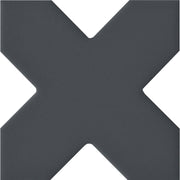 Emser Eclissi 5" x 5" Cross Matte Jet