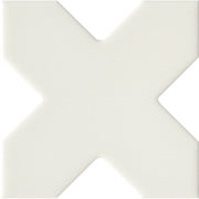 Emser Eclissi 5" x 5" Cross Matte White