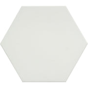 Emser Eclissi 8" x 9" Hexagon Matte White