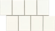 Emser Cuadro 9" x 14" Mosaic 4" x 5" Polished White