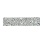 Emser Fragmento 3" x 12" Small Bullnose Matte Silvr