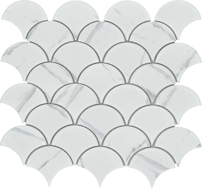 Emser Elegan 11" x 12" Shell Mosaic Matte Calacata