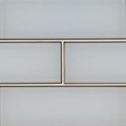 MS International Decorative Mosaic 12" x 12" Subway 4" x 12" Ice
