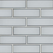 MS International Decorative Mosaic 12" x 12" Subway 2" x 6" Ice