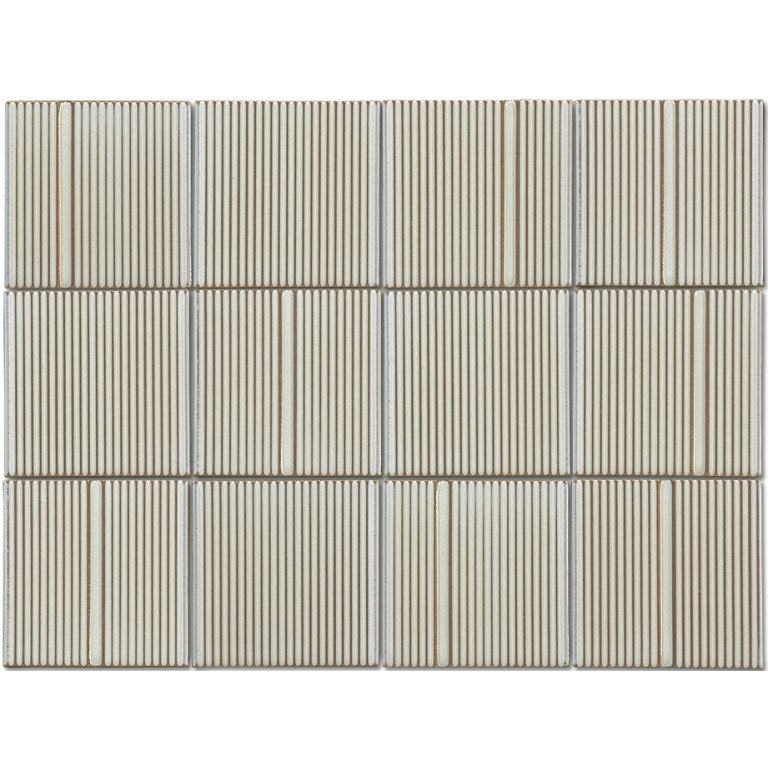 Emser Kanji 4" x 4" Mosaic 12" x 16" Glossy  Erimo