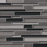 MS International Decorative Mosaic 12" x 12" Interlocking Metro Gris