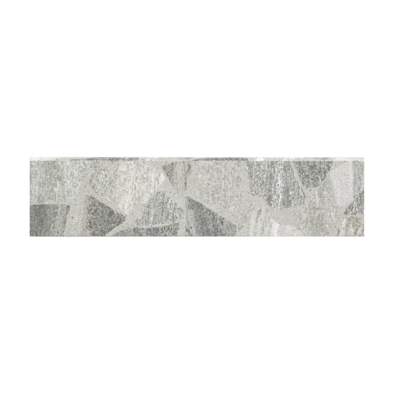 Emser Mood 3" x 12" Bullnose River Gray