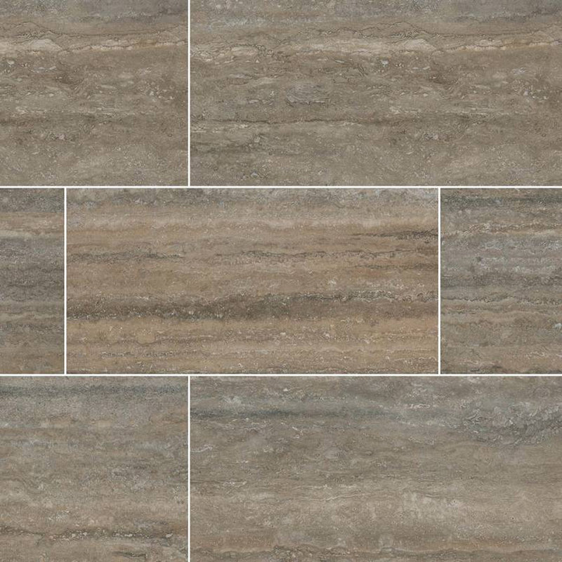MS International Veneto 12" x 24" Polished Noce