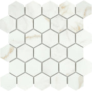 Emser Visconde 12"x12" Hexagon Mosaic "2x2" Matte Oro