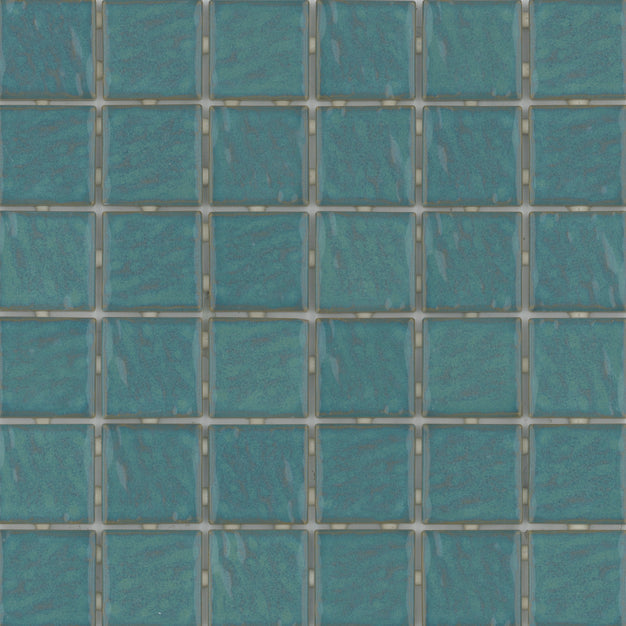 Emser Afloat 12" x 12" Mosaic 2" x 2" Aqua