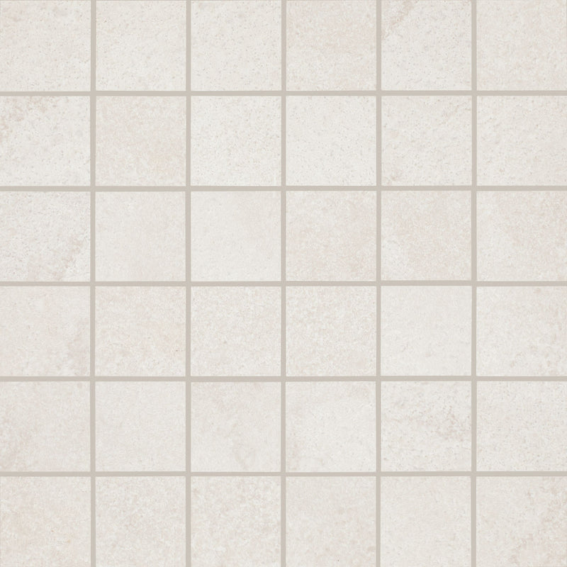 Daltile Haddonstone 2" x 2" Straight Joint Stepwise Mosaic 12" x 12" Matte Peony