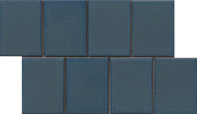 Emser Cuadro 9" x 14" Mosaic 4" x 5" Polished Royal