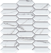 Emser Elegan 11" x 11" Picket Mosaic Matte Calacata