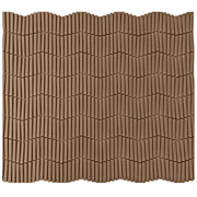 Emser Revify 0.1" x 1.3" Keys Mosaic 10" x 12" Matte  Bronze 