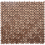 Emser Revify 12" x 12" Penta Mosaic Matte Bronze 