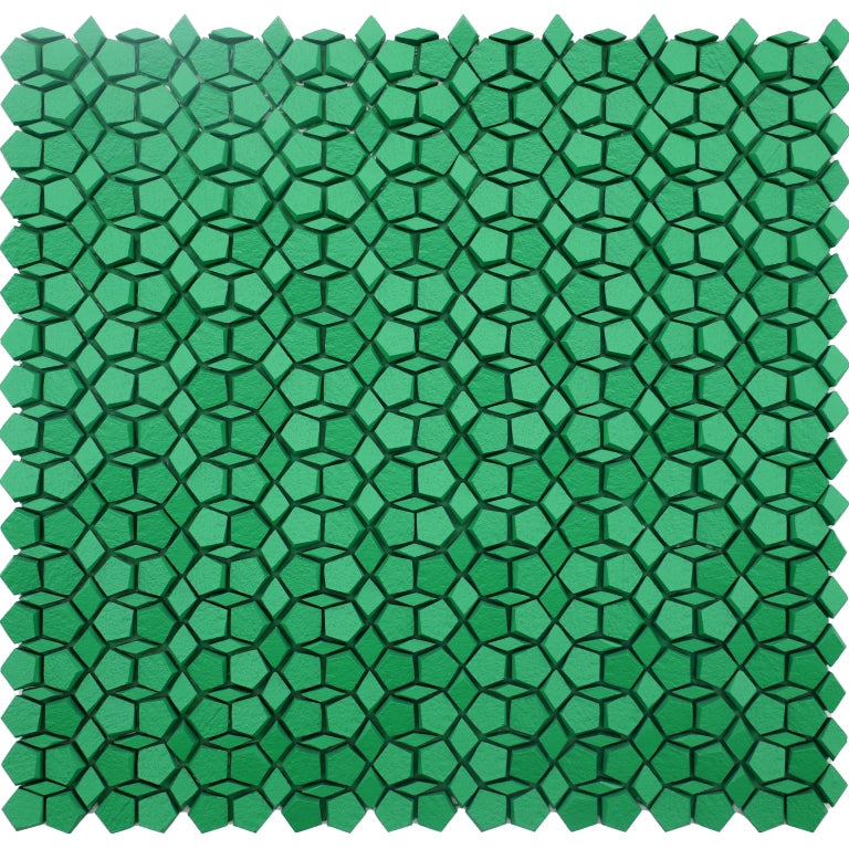 Emser Revify 12" x 12" Penta Mosaic Matte Forest 