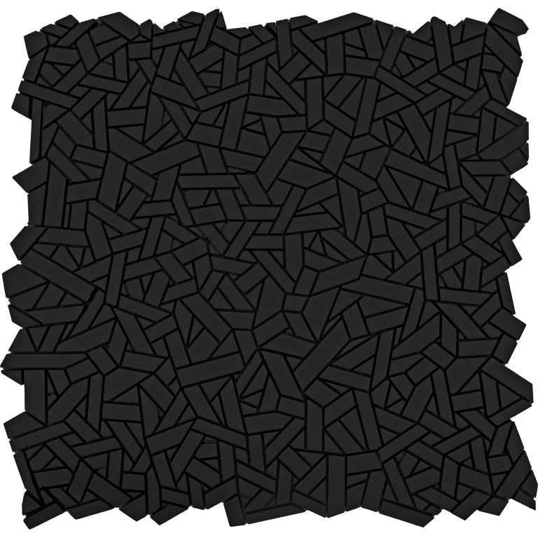 Emser Revify 11" x 12" Form Mosaic Matte Nero 