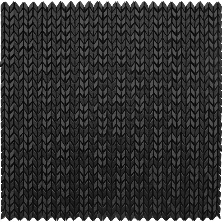 Emser Revify 0.1" x 0.6" Weave Mosaic 12" x 12" Matte Nero