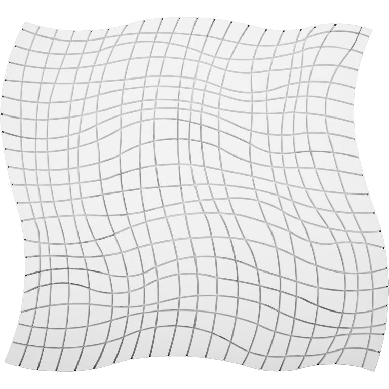 Emser Revify 11" x 12" Swift Mosaic Matte White 