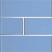 MS International Decorative Mosaic 12" x 12" Subway 4" x 12" Royal Azure