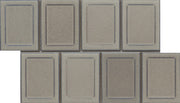 Emser Cuadro Frame 9" x 14" Mosaic 4" x 5" Polished Fawn
