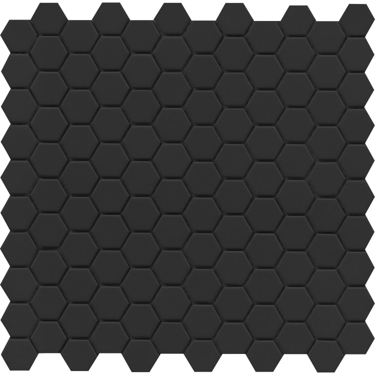 Emser Source 1" x 1" Mosaic 11" x 12" Matte Black 